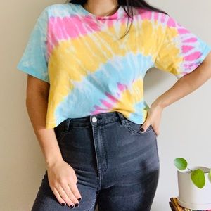 Forever 21 Tie Dye Crop Top